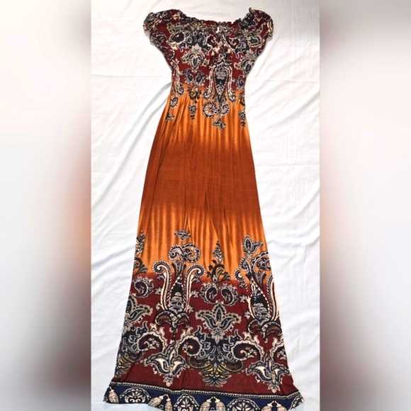 Bohemian, summer maxi sundress. - Picture 2 of 2